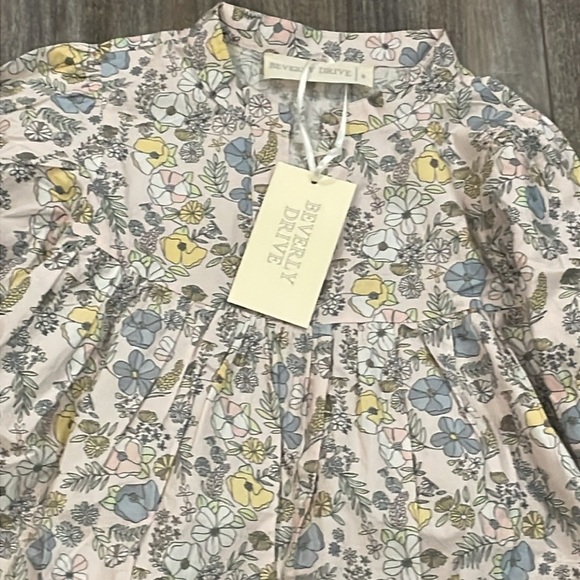 Beverly Drive Cotton Lawn Little Day Gown in Light Pink size 8 NEW - Picture 3 of 8